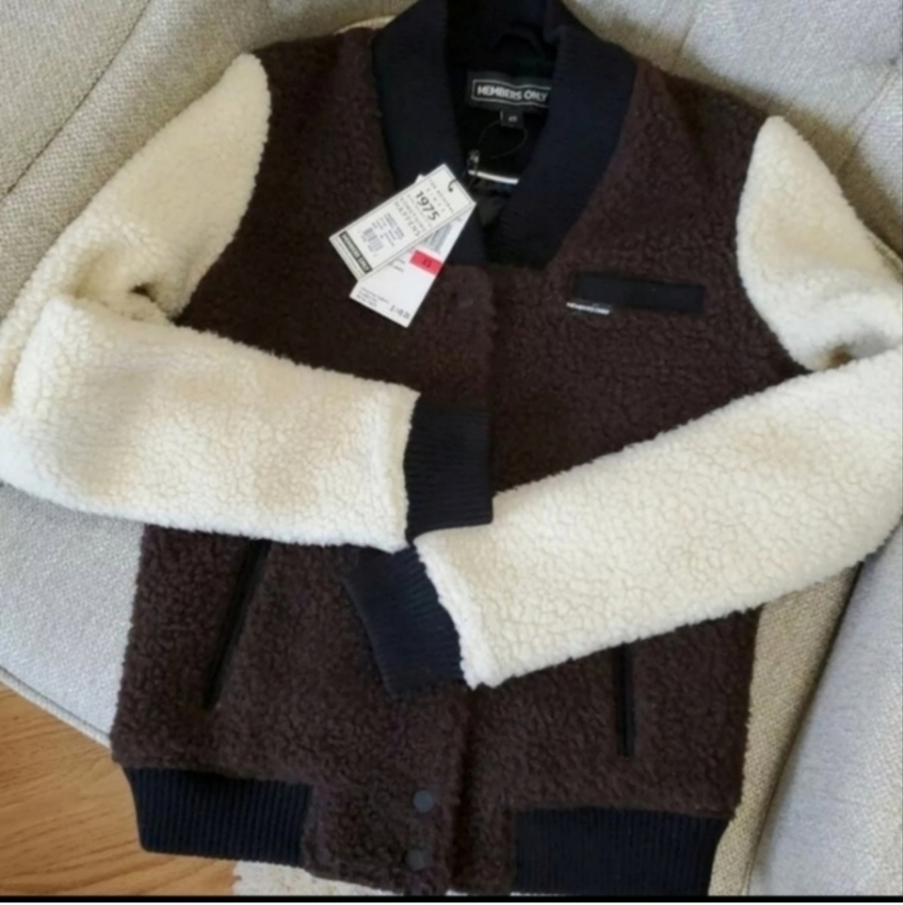 Members Only Sherpa Varsity Jacket